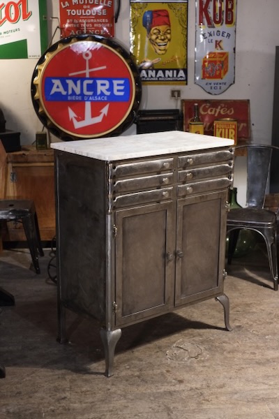 meuble de metier de dentiste vintage 1930